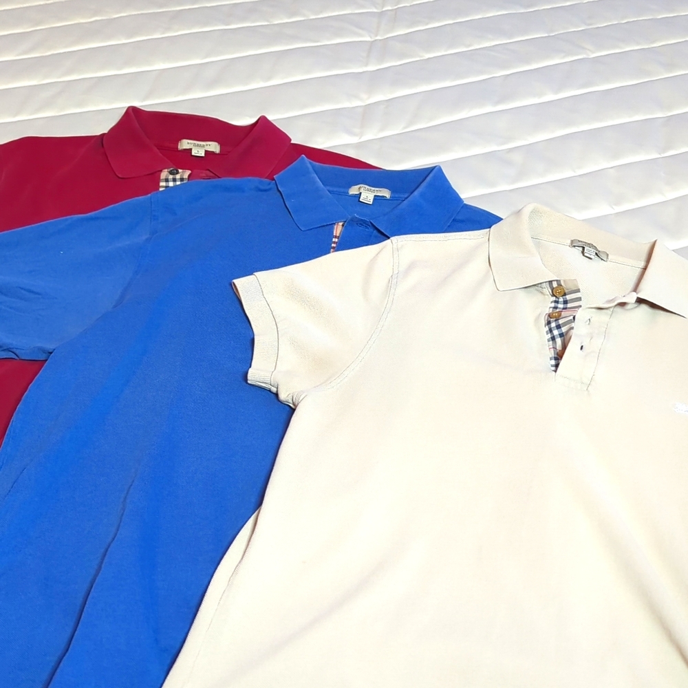 Lot of Used Burberry Polos